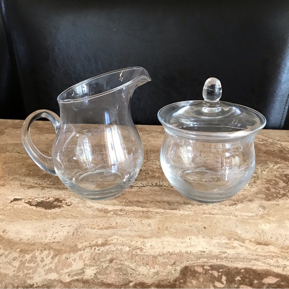 Princess House Sugar and Creamer set - Picture 6 of 11